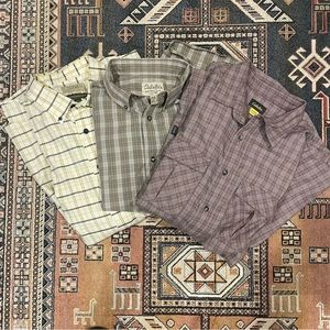 Lot of 3 Cabelas Dress Shirts